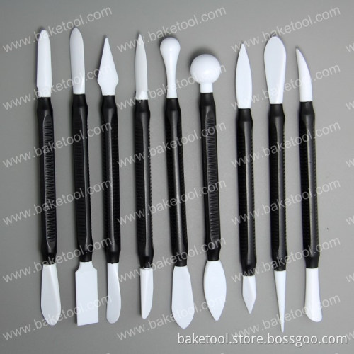 New Plastic 9pcs cake decorating modelling tool set